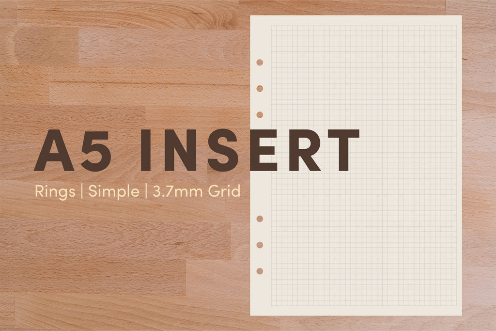 Printable Insert - A5 Rings 3.7mm Grid – Sadie Lew