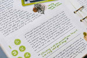 Printable Insert - A5 Rings 3.7mm Grid