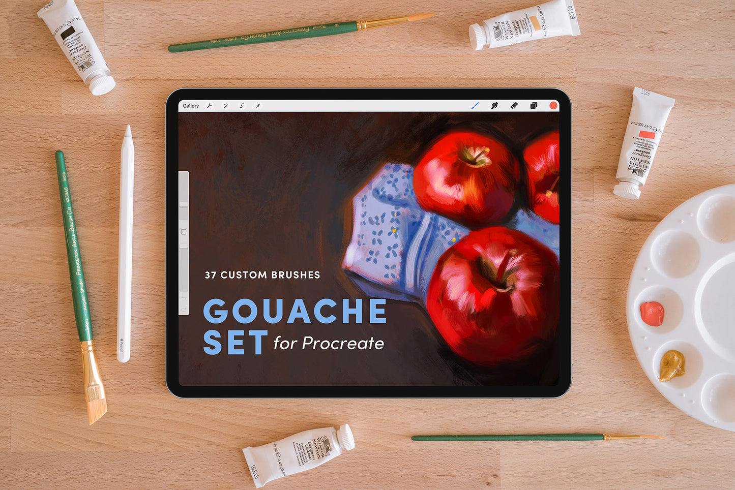 Gouache Set – Procreate Brushes