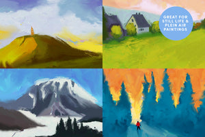 Gouache Set – Procreate Brushes