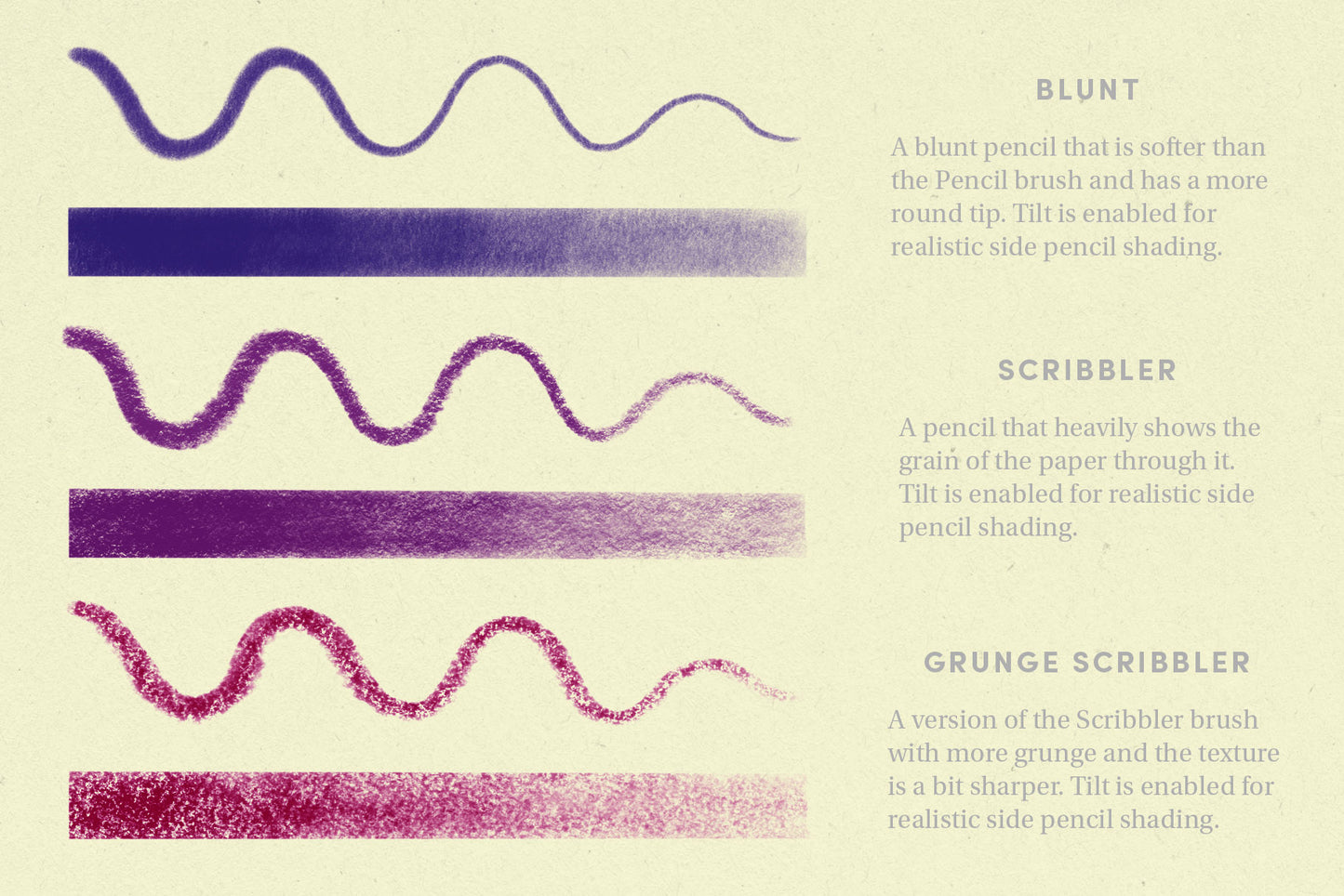 Pencil Pack – Procreate Brushes