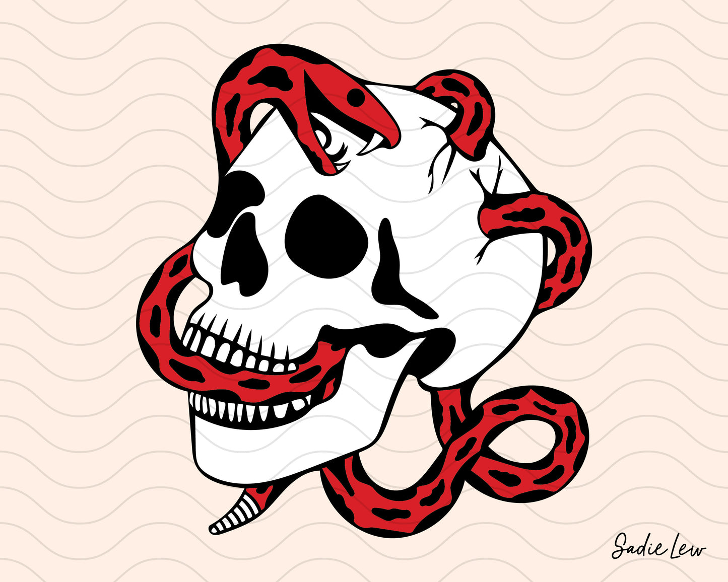 Skull & Snake – Cricut Design