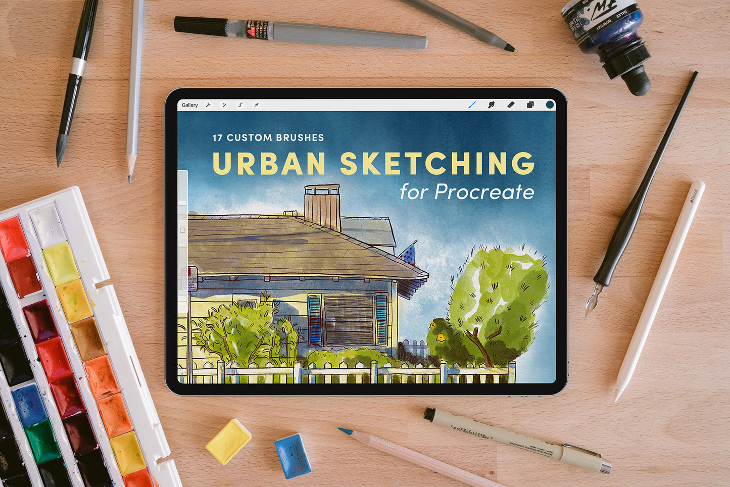 Urban Sketching – Procreate Brushes